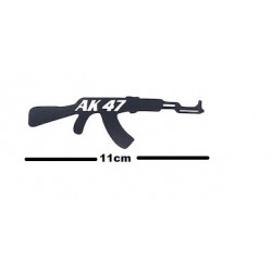 Αυτοκόλλητο Όπλο AK-47 Μαύρο ST-022
