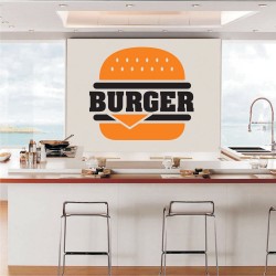 Αυτοκόλλητο Τοίχου - Burger