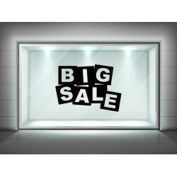 Αυτοκόλλητο Βιτρίνας Big Sale